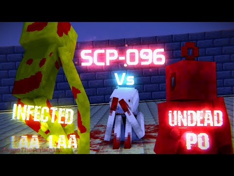 SCP-096 Vs Infected Laa-laa and Undead Po | Minecraft Animation - Slendytubbies Vs SCP Foundation