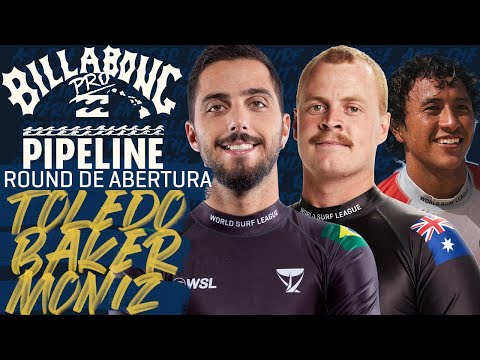 Filipe Toledo, Jackson Baker, Joshua Moniz - Round de Abertura | Billabong Pro Pipeline 2023