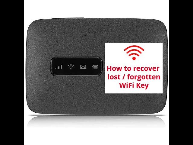 How to retrieve a MiFi's lost or forgotten WiFi Key - Hovatek Blog