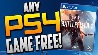 EASY FREE PS4 GAMES IN UNDER 5 MINUTES! HOW TO GET ANY PS4 GAME FOR FREE GLITCH May April