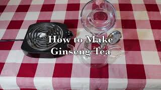 How to Make Tea with Ginseng Powder