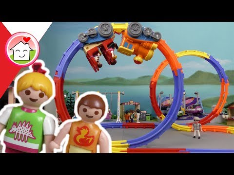 Playmobil po polsku Rodzina Hauser na Oktoberfest – Przejażdżka na rollercoasterze