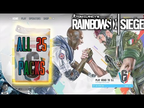 Opening ALL 25 Rainbow six siege invitational packs