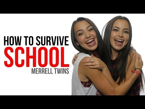 How To Survive School - Merrell Twins Video