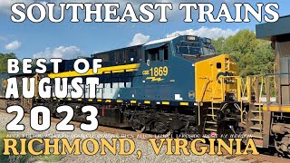 Trains August 2023 Richmond Virginia