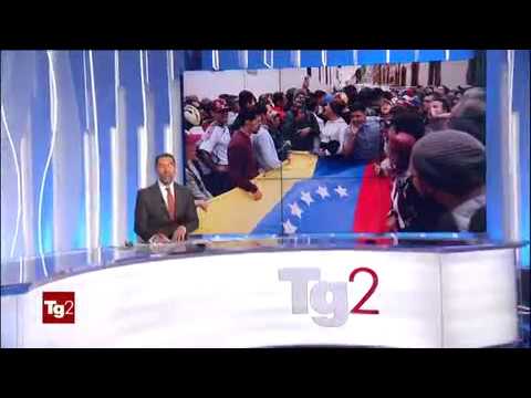 §.151/** Venezuela, TG2 LuneDì 11 03 2019 - paese paralizzato da week-end di black-out da giovedì