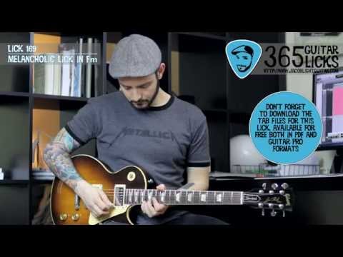 Lick 169/365 - Melancholic Lick in Fm | 365 Guitar Licks Project