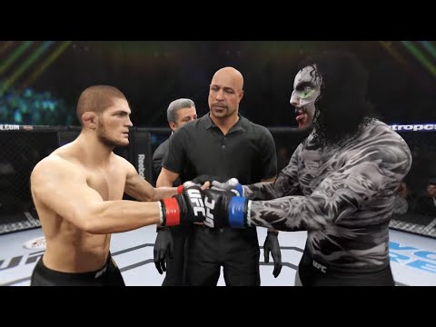 Khabib vs. Vicious Monster - EA Sports UFC 4 - Champion Fight 🦅