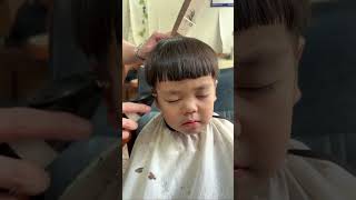 A story of hair cuts 😂-mini wood toy-wood working art skill wood / handcrafts / #shorts