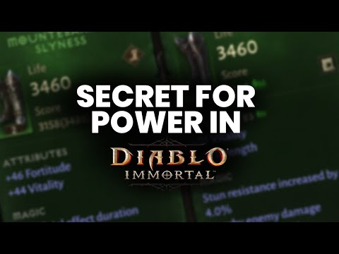 SECRET How to Become OP in Diablo Immortal - MUST DO!