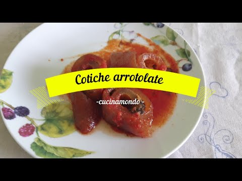 Cotica arrotolata nel sugo