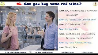 16.1 Can you buy some red wine?