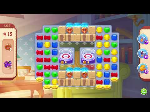 Homescapes 1229 Level - 15 moves - NO BooSTERS