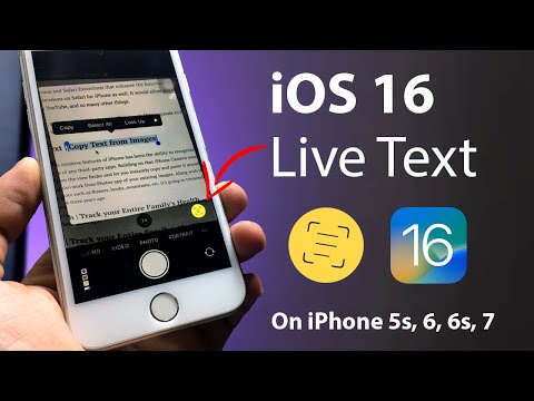 How to get iOS 16 Live Text Feature on iPhone 5s, 6s, 7 - iOS 16 Live Text on Not Supported iPhone's