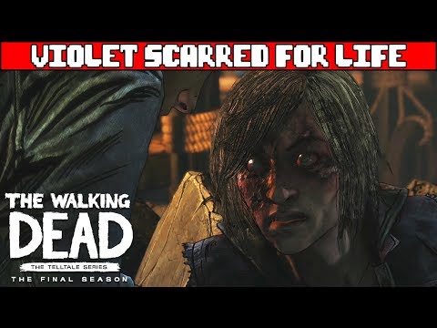 Violet is Scarred for Life - THE WALKING DEAD SEASON 4 EPISODE 4