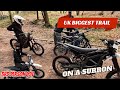 UK BIGGEST TRAIL ON A SURRON CANNOCK CHASE WHEELIES OFF ROAD