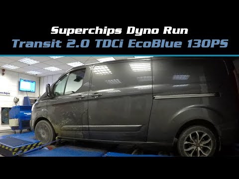 Superchips Dyno Run - Ford Transit 2.0 TDCi EcoBlue 130PS