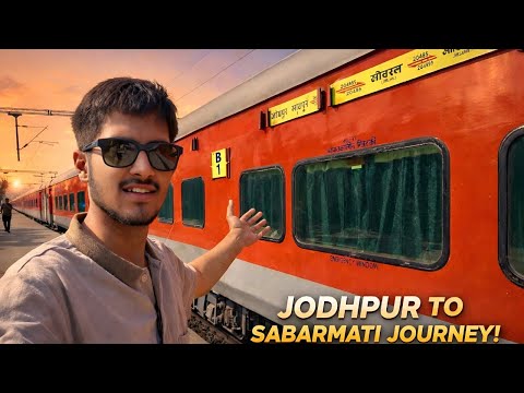 20485 Jodhpur Sabarmati Intercity SF Express 🚆 | Full Journey Vlog | JU to SBIB