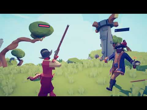 TABS | Halberd + Musketeer + Fencer VS Every Unit