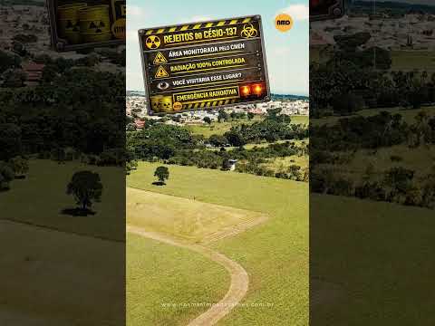 ☢️ Você pisaria no local do Césio-137 hoje? #emergenciaradioativa #cesio #drone #radiação #netflix