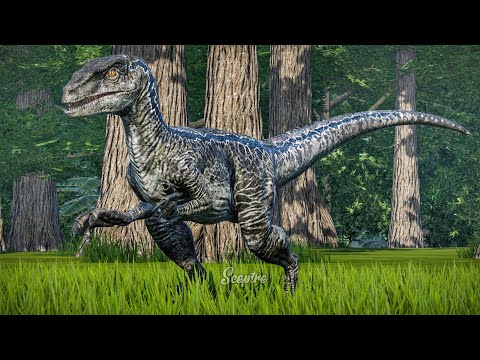 The Indoraptor vs blue - Jurassic world evolution fight: Jurassic World Evolution Xbox one.