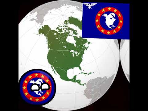 Música dos continentes do mundo Countryballs #shorts