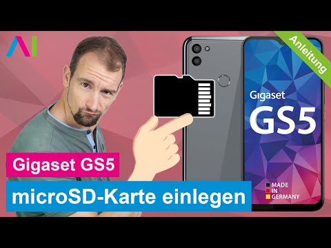 Gigaset GS5 - microSD-Karte einlegen / Speicher erweitern • 💾 • 📲 • 📈 • Anleitung | Tutorial