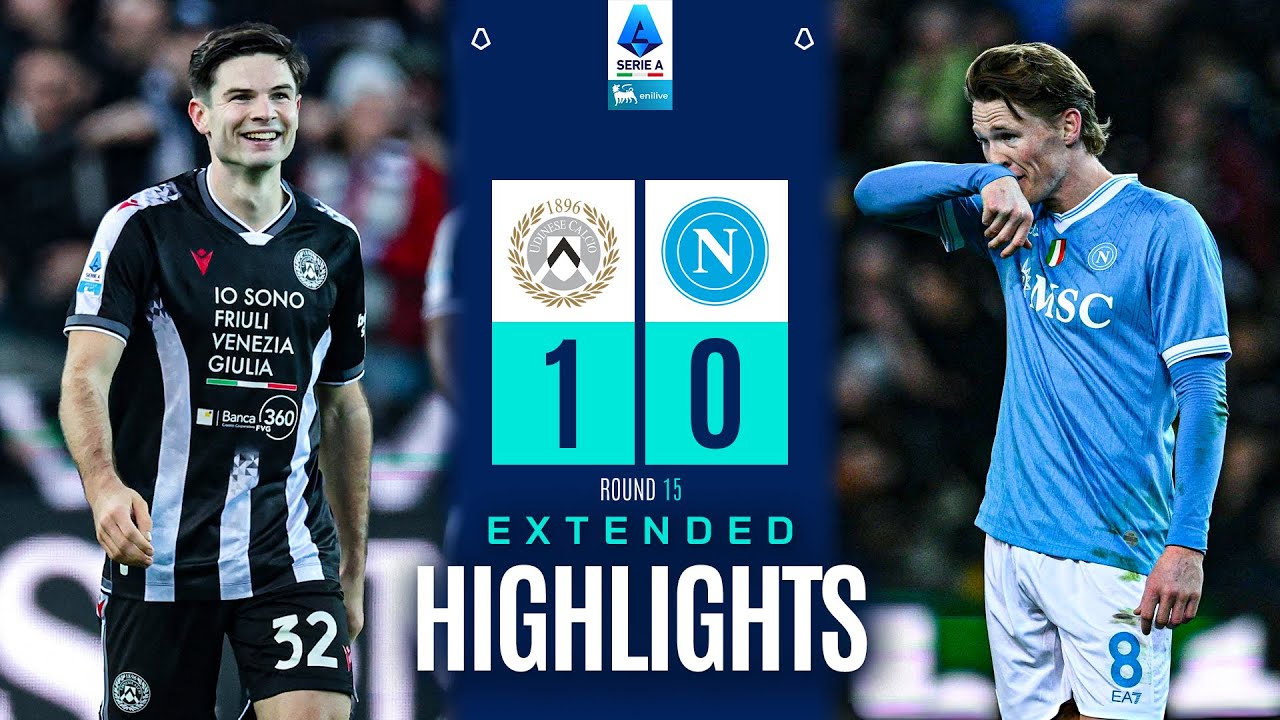 UDINESE-NAPOLI 1-0 | EXTENDED HIGHLIGHTS | SERIE A 2025/26