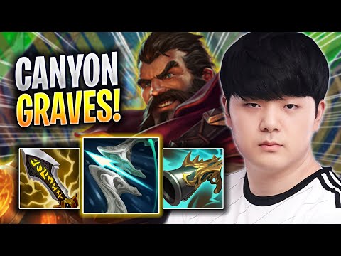 CANYON IS A MONSTER WITH GRAVES! - DK Canyon Plays Graves JUNGLE vs Qiyana! | Season 2023