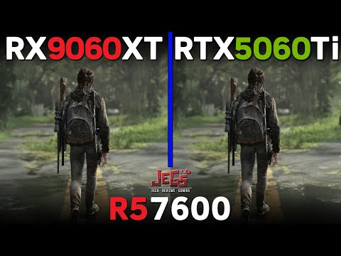 RX 9060 XT 16G против RTX 5060 Ti 16G | Ryzen 5 7600 | Протестировано в 15 играх
