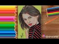 Drawing Imsha Rehman Tiktok Sensation Step By Step Sketch Realistic Color Drawing Ahsartist