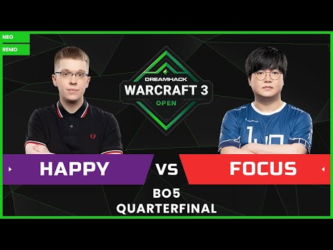 DreamHack Warcraft III Open 2021 Finals - [UD] Happy vs. FoCuS [ORC] - Quarterfinal