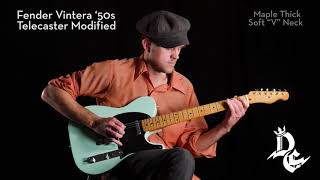 Video thumbnail for Test Drive | Fender Vintera ‘50s Telecaster Modified by Detroit Guitar