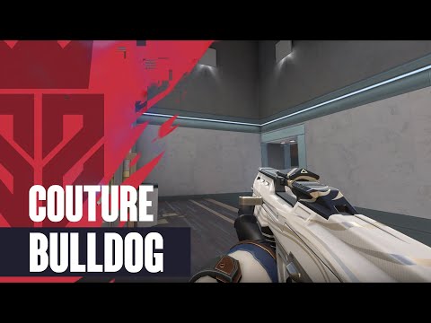 Couture Bulldog Skin Showcase [4K] - Valorant Battlepass Skins