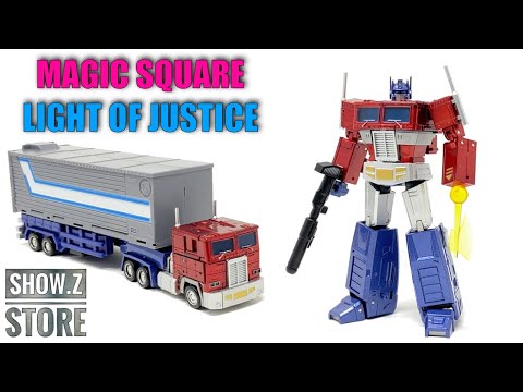 Magic Square MS B18X+ Light of Justice Optimus Prime Metallic 2.0 Version Review