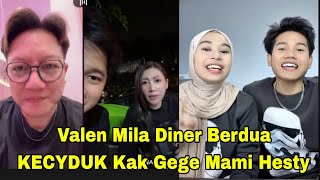 Download lagu VALEN MILA DINER KECYDUK SAMA MAMI HESTI KAK GEGE mp3