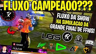 EPICOOO! FLUXO LIMPA O MAPA NA SIMULACAO DO DIA 1 DA FINAL AMASSANDO LOUD, E LOS!
