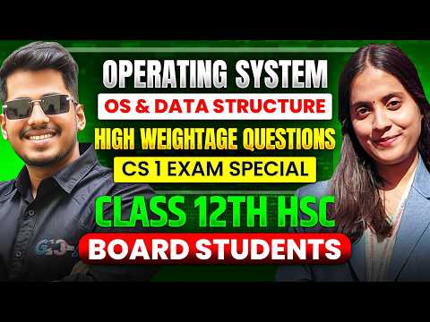 Operating System & Data Structure | High Weightage Questions 2026 | Class 12 HSC CS 1