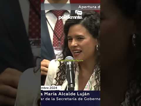 LUISA MARÍA ALCALDE NO OCULTA SU GUSTO “QUE BIEN SE SIENTE”
