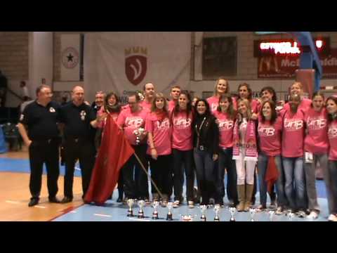 Celebraciones del Obenasa Navarra tras ascender a LF