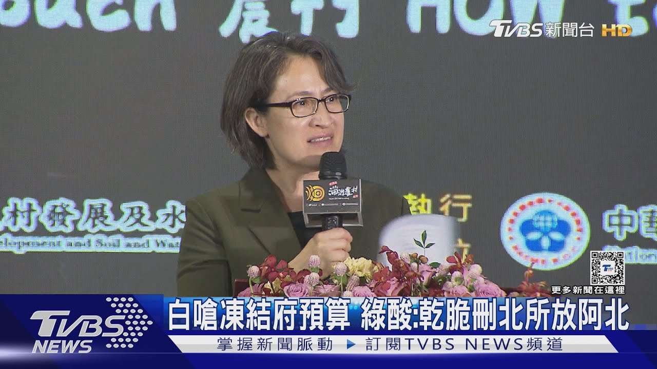 白嗆凍結府預算 綠酸:乾脆刪北所放阿北