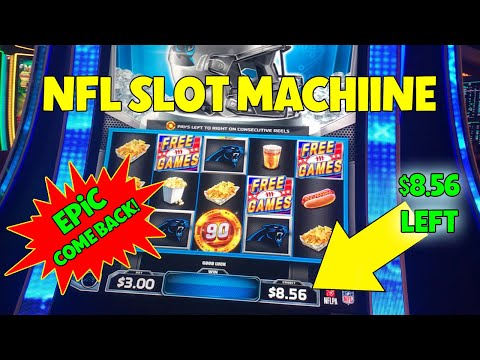 NFL SLOT MACHINE PLAY - EPIC COME BACK! - YouTube