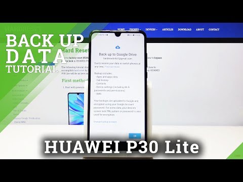 How to Create Backup Account in HUAWEI P30 Lite – Google Backup