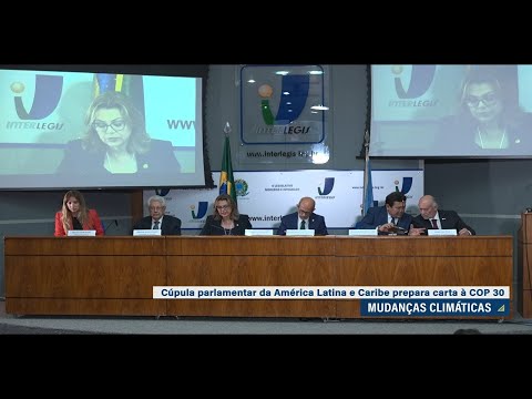Parlamentos da América Latina e do Caribe preparam carta à COP 30