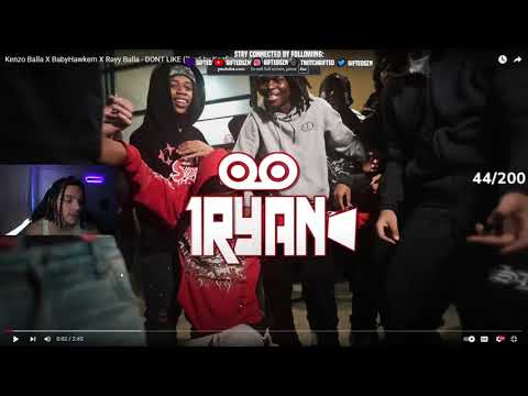 Gifted Reacts To Kenzo Balla X BabyHawkem X Rayy Balla - DONT LIKE (Prod by Kosfinger) Shot BY 1Ryan