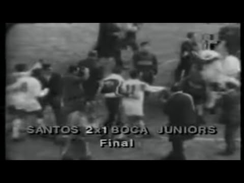 Boca Juniors 1 x 2 Santos - Libertadores Cup Final - 2nd half - 1963