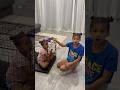 Dad catches daughter locking little sister in a cage #shorts