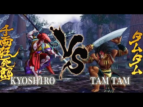 Samurai Shodown KYOSHIRO SENRYO Vs TAM TAM Nintendo Switch Gameplay