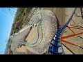Scream Front Seat On Ride HD POV Six Flags Magic Mountain