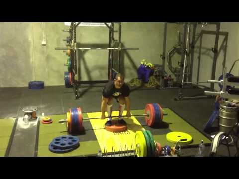 Dan Deficit Deadlift 90mm - 180kg x 1